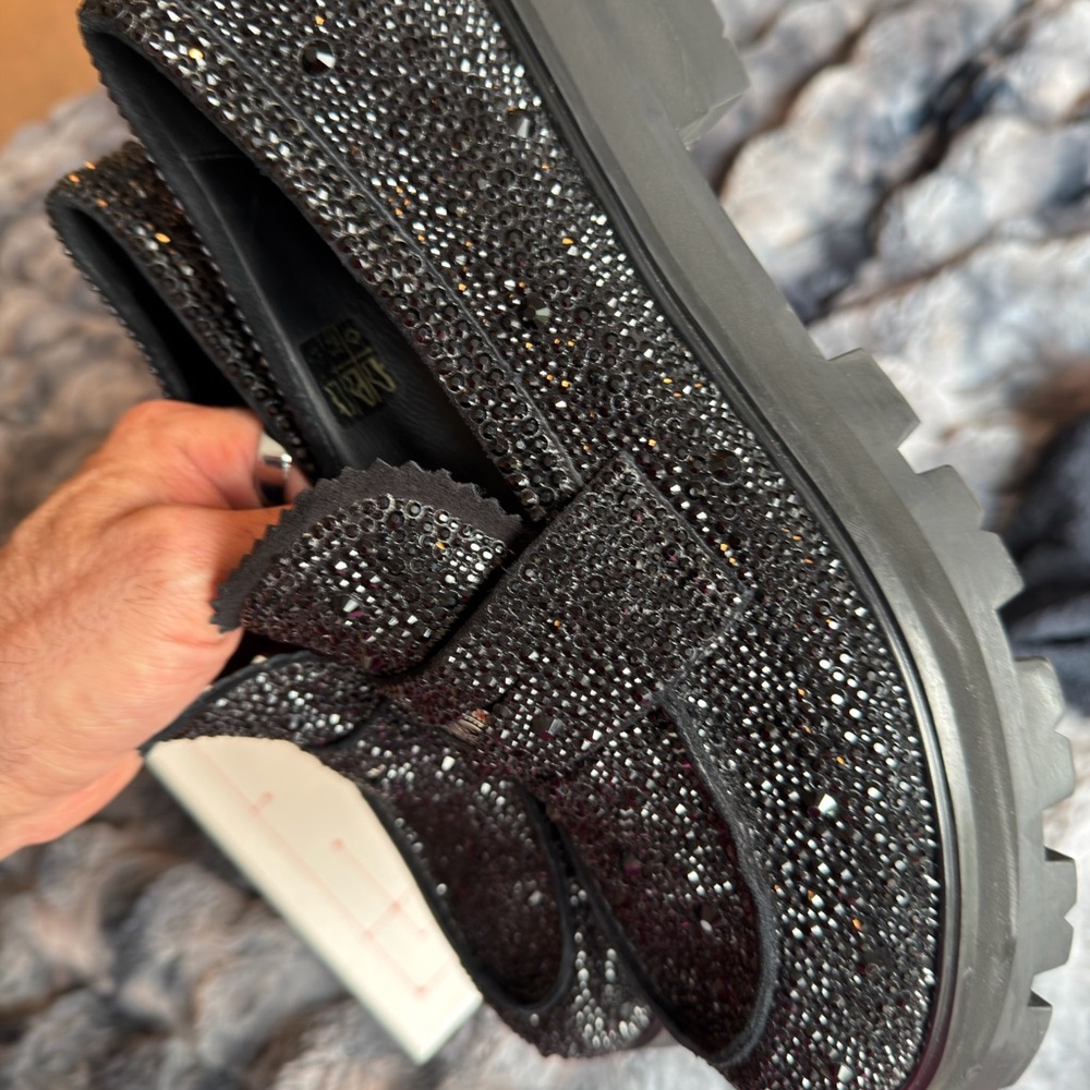 Alexander McQueen Black Embellished Men's Loafers - Picture 11 of 15